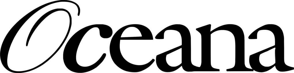 Black Oceana Gym Logo Flat